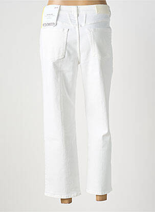 Jeans coupe droite taille normale taille normale blanc CLOSED femme
