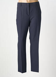 Pantalon droit tissage crêpe taille normale bleu WEEKEND MAXMARA femme
