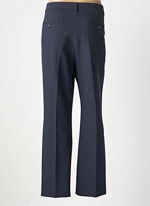 Pantalon droit taille à pinces taille normale bleu WEEKEND MAXMARA femme