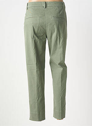 Pantalon chino tissage popeline taille normale vert CLOSED femme