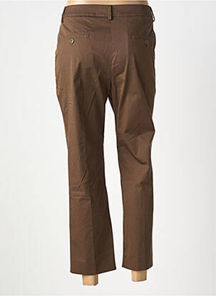 Pantalon droit tissage popeline taille normale marron WEEKEND MAXMARA femme