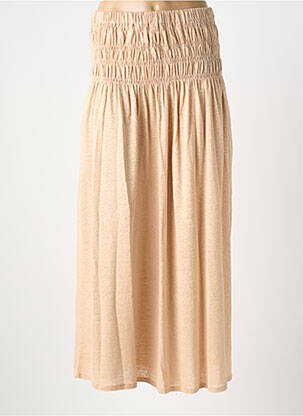 Jupe mi-longue stretch beige NOTSHY femme