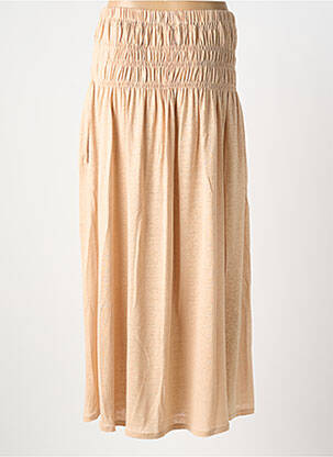 Jupe mi-longue stretch beige NOTSHY femme