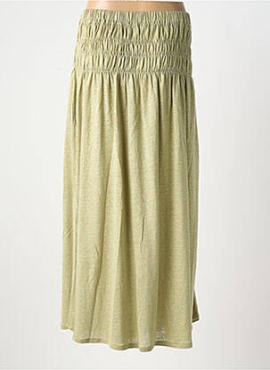 Jupe mi-longue stretch vert NOTSHY femme