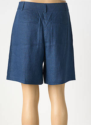 Short taille à pinces taille haute bleu ESTHEME femme