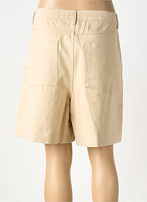 Short fermeture zippée sous rabat boutonné taille normale beige CLOSED femme