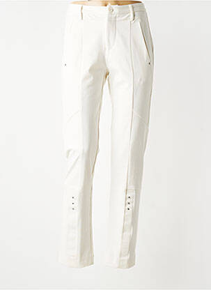 Pantalon slim poches blanc HIGH femme