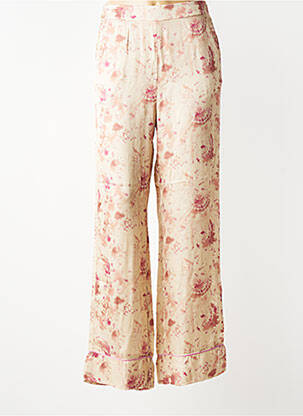 Pantalon flare coupe évasée beige NOTSHY femme