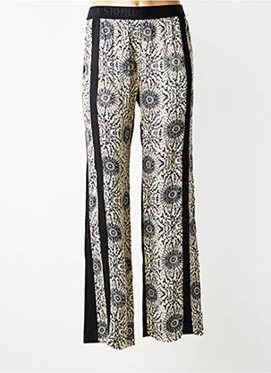 Pantalon flare taille élastique noir BEATE HEYMANN femme