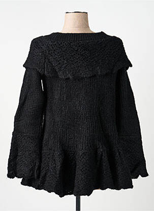 Pull coupe cintrée manches longues noir RHUM RAISIN femme