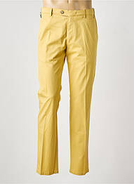 Pantalon chino stretch taille normale jaune MEYER homme
