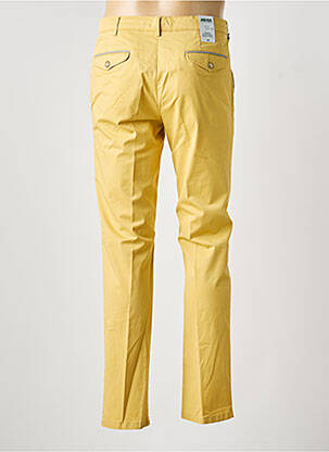 Pantalon chino stretch taille normale jaune MEYER homme