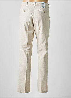Pantalon chino bio taille normale beige MEYER homme