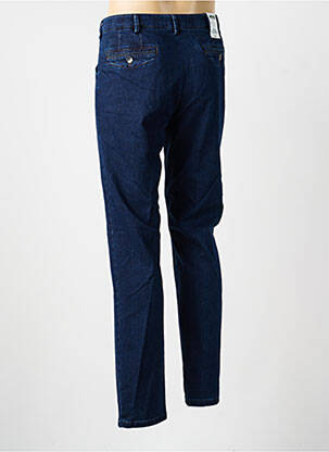 Pantalon chino stretch taille normale bleu MEYER homme