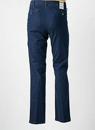 Pantalon chino stretch taille normale bleu MEYER homme