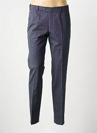 Pantalon slim tissage chiné taille basse bleu MEYER homme