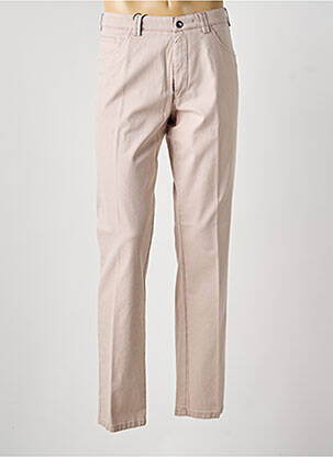 Pantalon chino tissage chiné taille normale beige MEYER homme