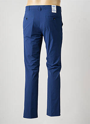 Pantalon chino stretch taille normale bleu MEYER homme