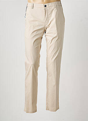 Pantalon chino stretch taille normale beige MEYER homme