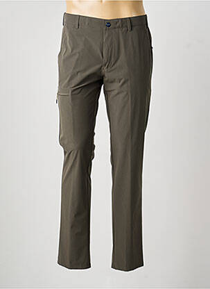 Pantalon chino tissage popeline taille normale vert MEYER homme