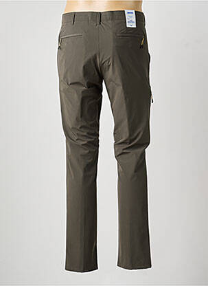 Pantalon chino tissage popeline taille normale vert MEYER homme