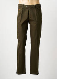 Pantalon chino stretch taille normale vert MEYER homme