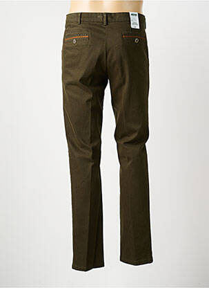 Pantalon chino stretch taille normale vert MEYER homme