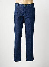 Pantalon chino stretch taille normale bleu MEYER homme