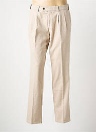 Pantalon droit tissage chiné taille normale beige MMX homme