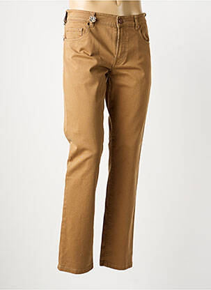 Jeans coupe slim bio taille normale marron MMX homme