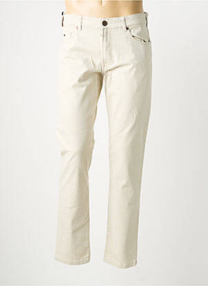 Jeans coupe slim bio taille normale beige MMX homme
