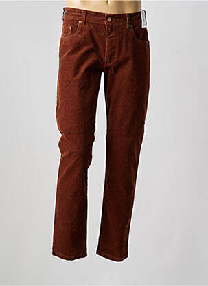 Pantalon slim tissage velours taille normale marron M5 BY MEYER homme