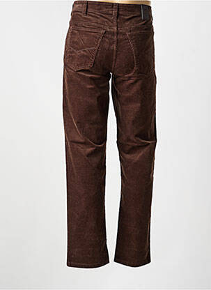 Pantalon slim tissage velours taille normale marron M5 BY MEYER homme