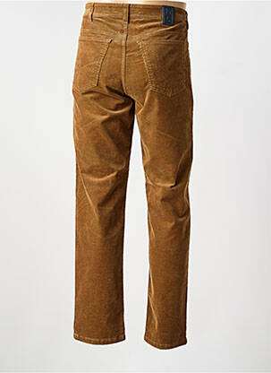 Pantalon slim stretch taille normale marron clair M5 BY MEYER homme