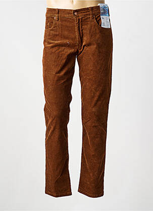 Pantalon slim stretch taille normale marron M5 BY MEYER homme