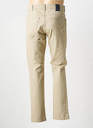 Pantalon slim tissage popeline taille normale beige M5 BY MEYER homme