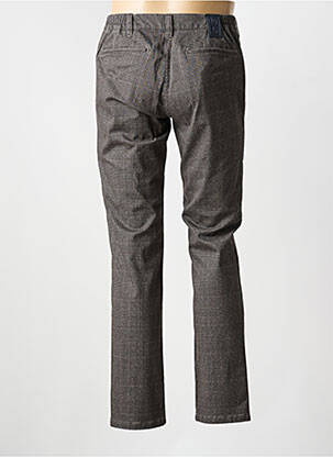 Pantalon chino imprimé imprimé prince de galle taille normale gris M5 BY MEYER homme