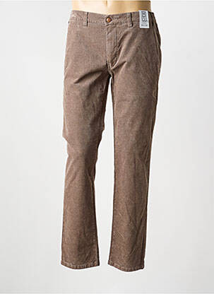 Pantalon chino stretch taille normale marron M5 BY MEYER homme
