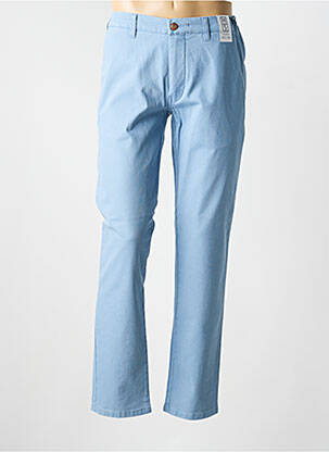 Pantalon chino bio taille normale bleu M5 BY MEYER homme