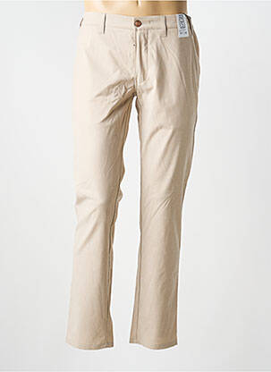 Pantalon chino tissage chiné taille normale beige M5 BY MEYER homme
