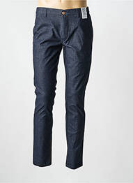 Pantalon chino tissage chiné taille normale bleu M5 BY MEYER homme