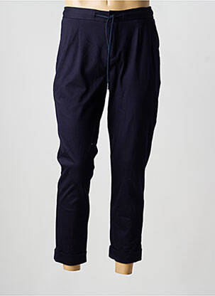Pantalon chino stretch taille normale bleu DESOTO homme