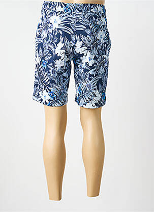 Bermuda taille élastique bleu DESOTO homme