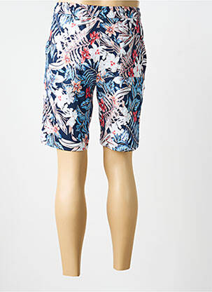 Bermuda taille élastique bleu DESOTO homme