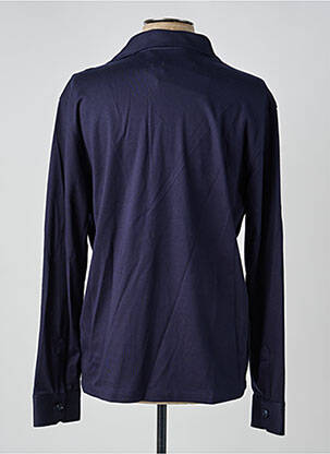 Veste casual fermeture boutonnée sur le devant bleu DESOTO homme