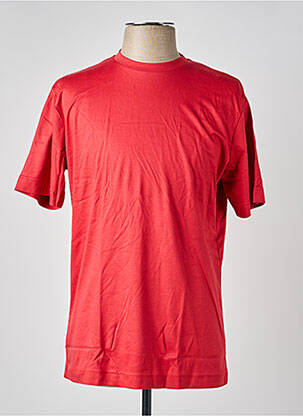 T-shirt stretch manches courtes rouge DESOTO homme