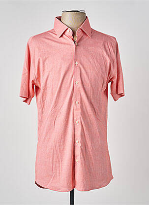Chemise manches courtes coupe cintrée orange DESOTO homme