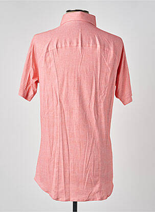 Chemise manches courtes coupe cintrée orange DESOTO homme