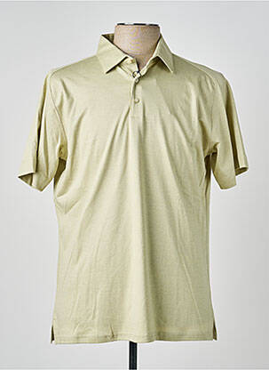 Polo tissage jersey manches courtes vert DESOTO homme