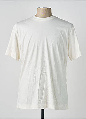 T-shirt coupe cintrée manches courtes beige DESOTO homme